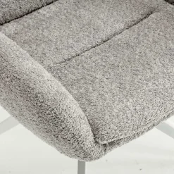 Wohnen Boucle Armlehnenstuhl in Grau - Lulumo (2er Set)