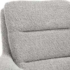 Boucle Armlehnstuhl mit Holz-Drehgestell - Udolph (2er Set)^Wohnen Discount