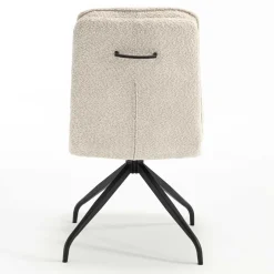 Boucle Drehstuhl in Creme - Rocono^Wohnen Clearance