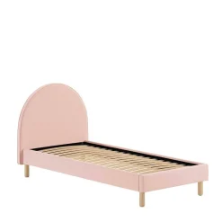 Boucle Einzelbett in Rosa mit Natur - Skylab^Wohnen Hot