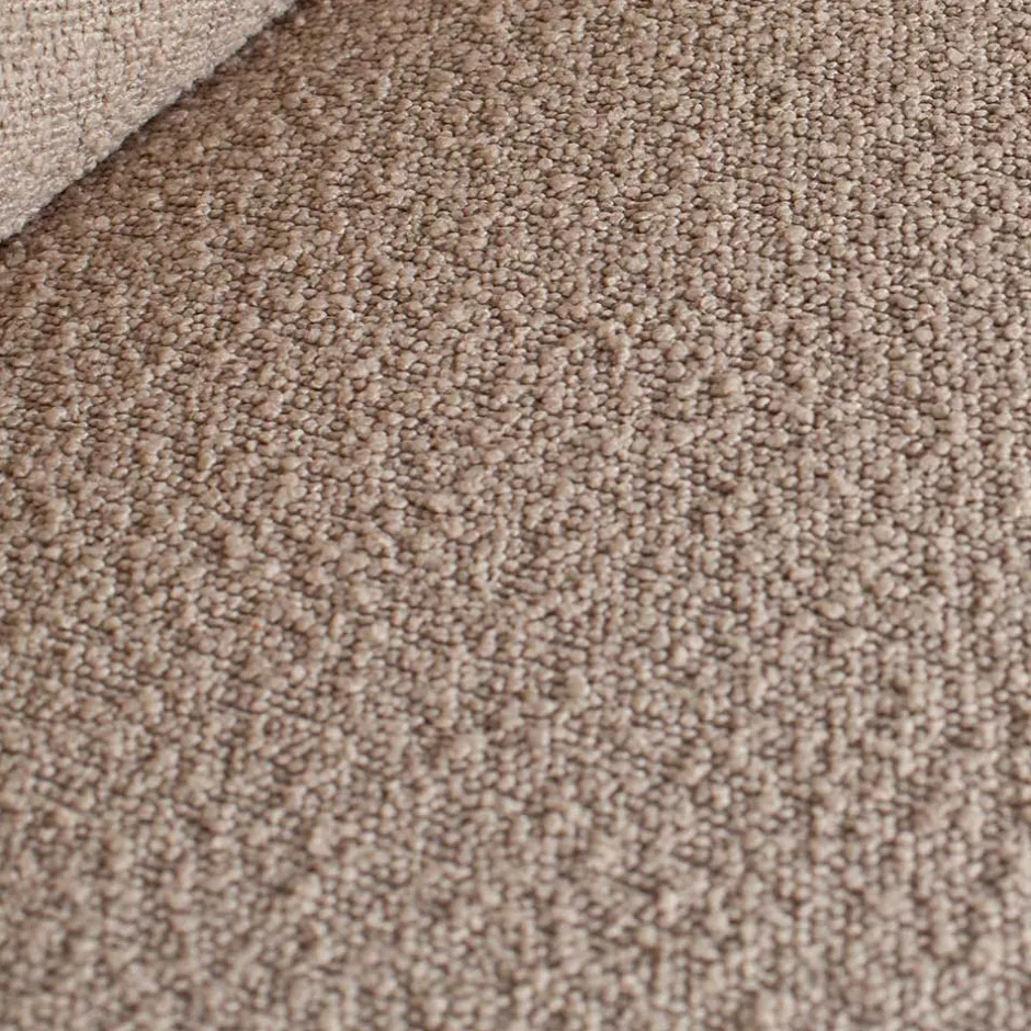 Boucle Polsterecke in Beige mit Federkern - Amindo^Wohnen