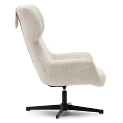 Wohnen Boucle Polstersessel mit Drehgestell - Cacillo