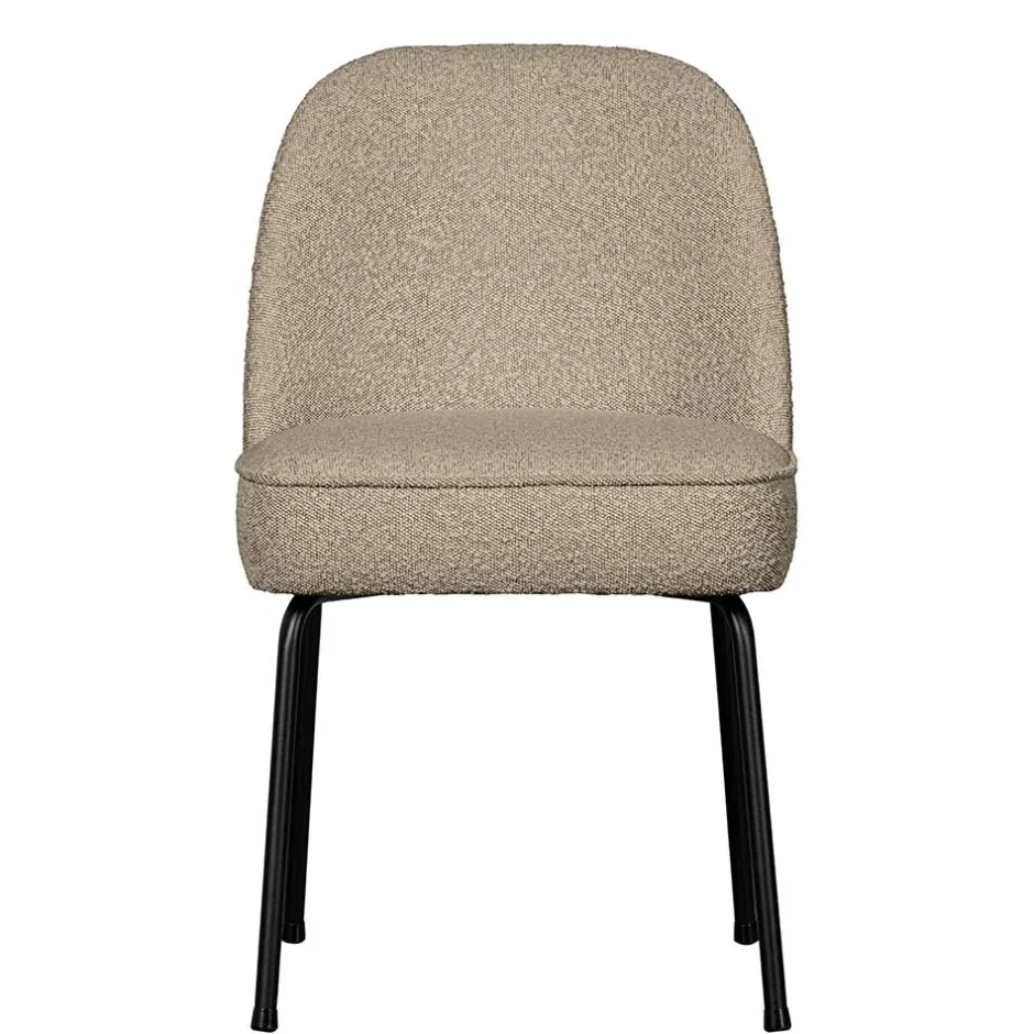 Wohnen Boucle Polsterstühle in Beige - Laderla (2er Set)