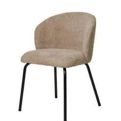 Wohnen Boucle Polsterstühle in Beige - Runicava (2er Set)