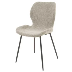 Boucle Schalenstühle in Beige - Dirava (4er Set)^Wohnen