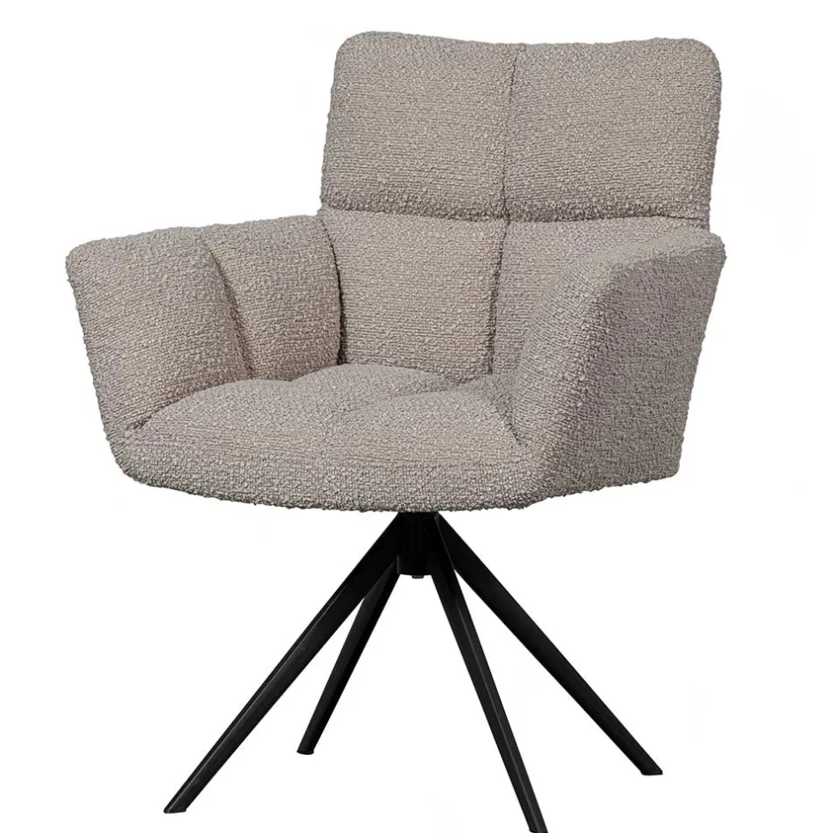 Wohnen Boucle Tischsessel drehbar - Ejolas