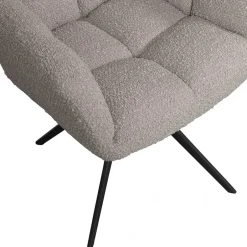 Wohnen Boucle Tischsessel drehbar - Ejolas