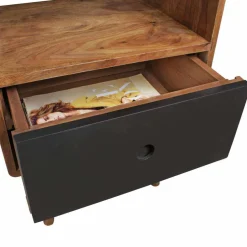 Wohnen Boxspring Nachtschrank Cospic im Retro Design