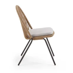 Braune Designstühle mit Kordel - Smonos (4er Set)^Wohnen Best