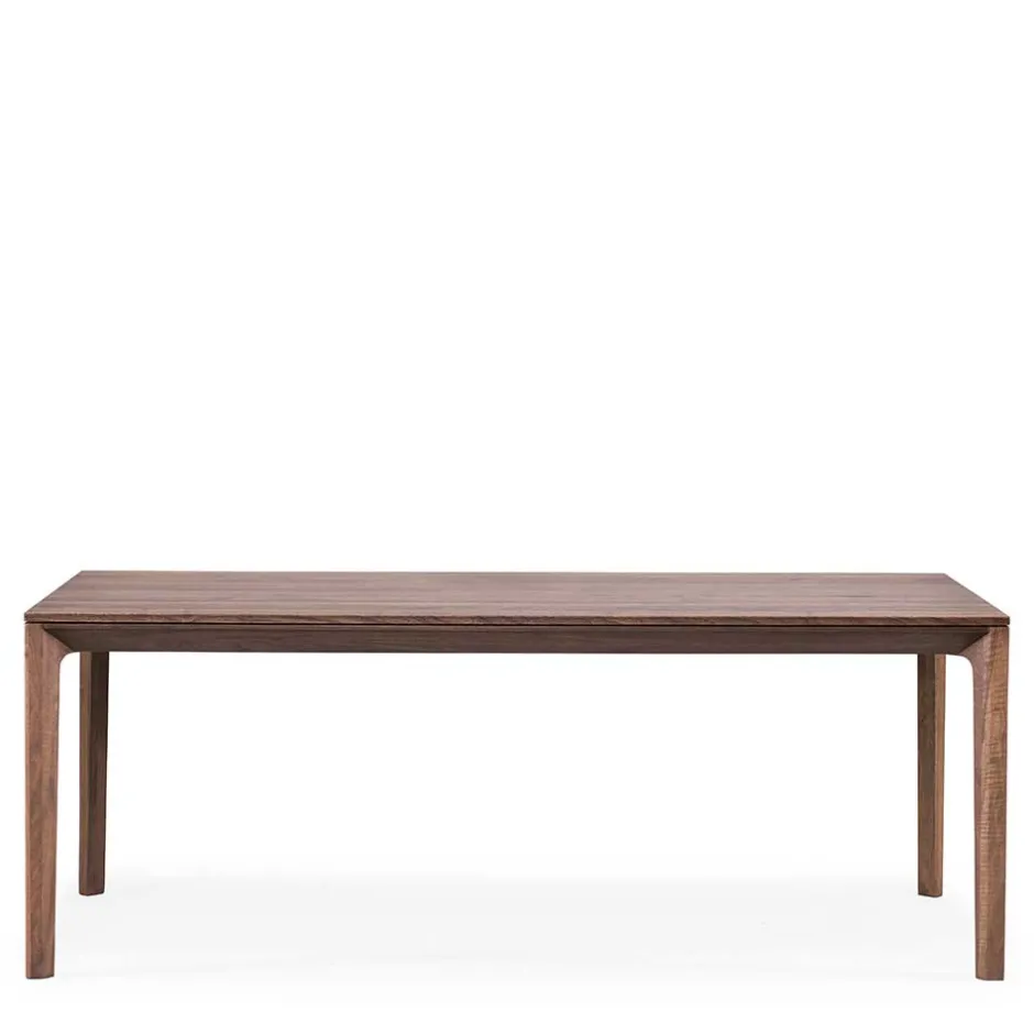 Wohnen Brauner Esszimmertisch aus Nussbaum Holz - Caceres