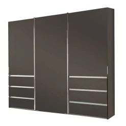 Brauner Kombi-Kleiderschrank 300 cm breit - Yana^Wohnen Clearance