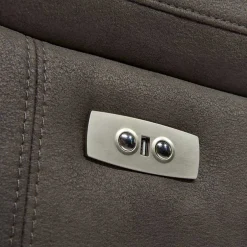 Braunes 2er Sofa mit Relaxfunktion - Extrados^Wohnen Best