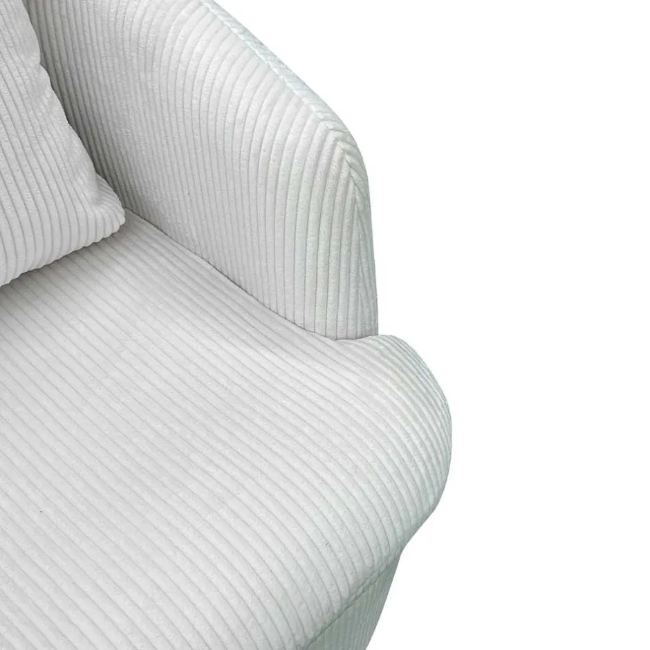 Wohnen Breitcord Sessel in Offwhite - Fenturam