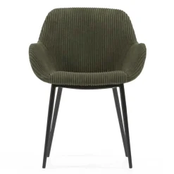 Breitcord Stühle in Dunkelgrün - Rovakis (4er Set)^Wohnen Discount