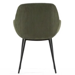 Breitcord Stühle in Dunkelgrün - Rovakis (4er Set)^Wohnen Discount