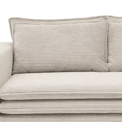 Wohnen Breitcord Zweisitzer in Beige - Jony