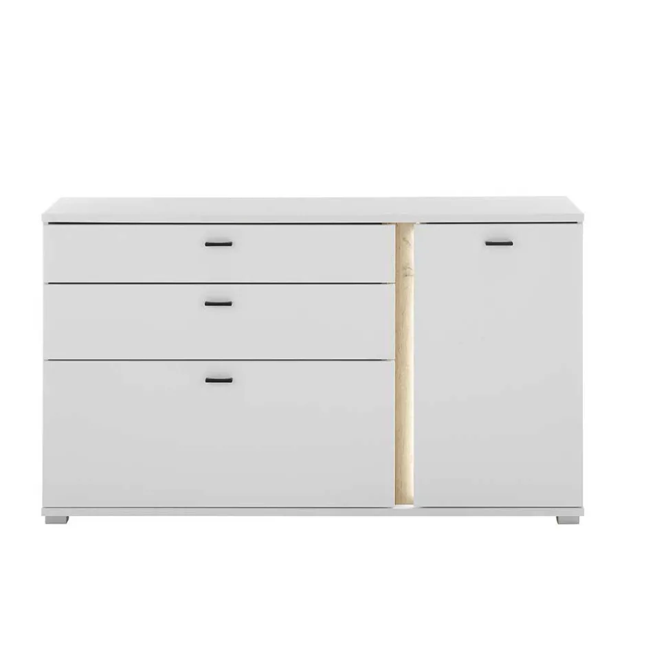 Breite Kombi-Kommode mit LED Beleuchtung - Racelyn^Wohnen