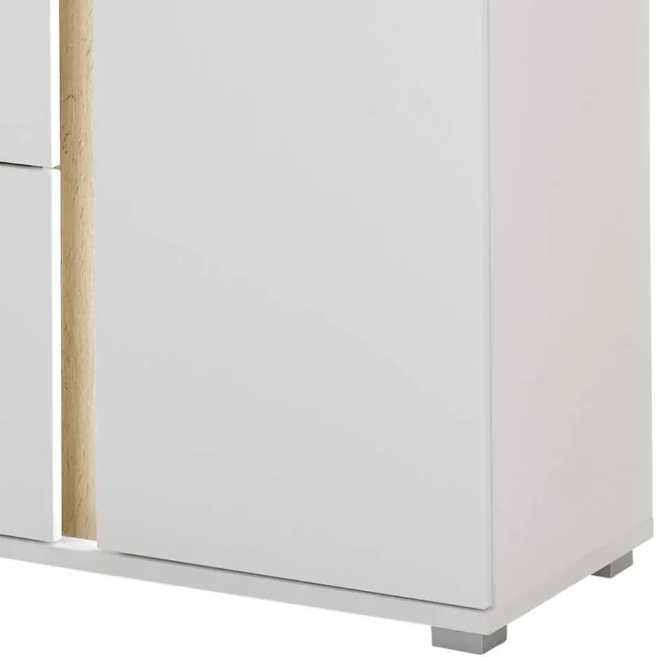 Breite Kombi-Kommode mit LED Beleuchtung - Racelyn^Wohnen