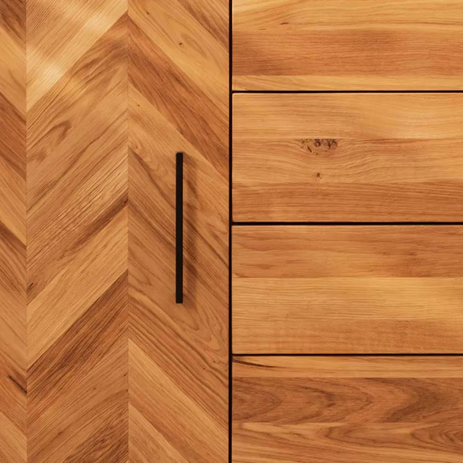 Breite Kommode mit vier Schubladen & Tür - Kerfa^Wohnen Hot