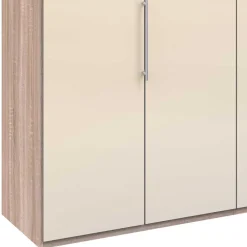 Breiter Falttüren-Schrank in Creme - Rativian^Wohnen Discount