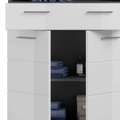 Breiter Hochschrank fürs Bad 74x191x31 cm - Nancys^Wohnen Hot