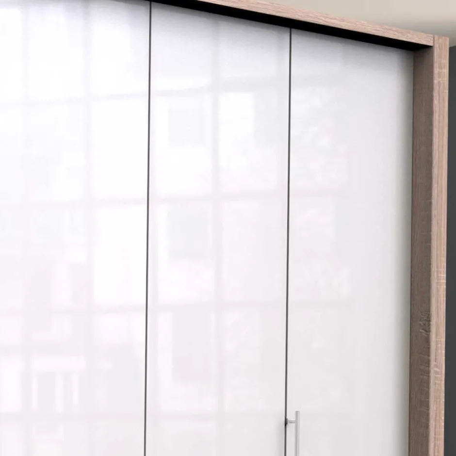 Wohnen Breiter Kleiderschrank mit 2 Gleittüren - Bosays