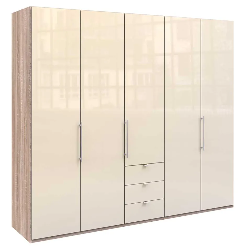 Breiter Kleiderschrank mit 2 Falttüren - Rativian^Wohnen Hot