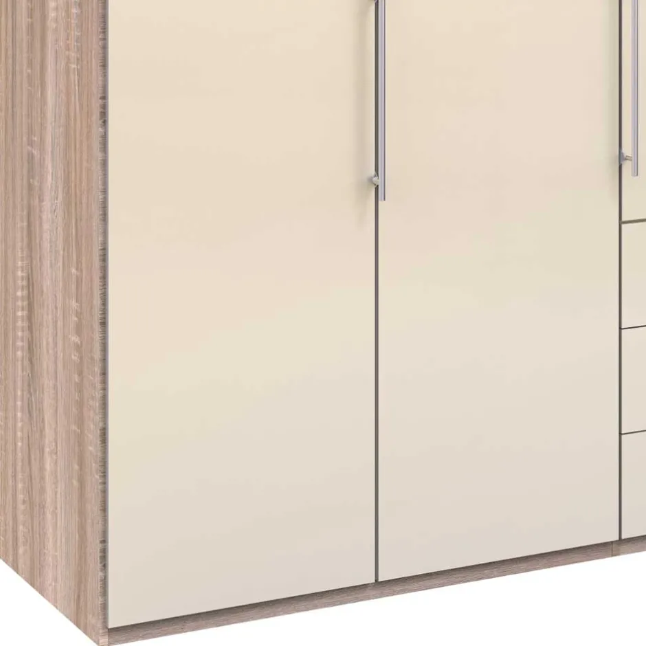 Breiter Kleiderschrank mit 2 Falttüren - Rativian^Wohnen Hot