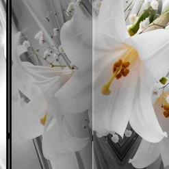 Breiter Paravent mit Fotodruck Leinwand - Drosalimo^Wohnen Outlet