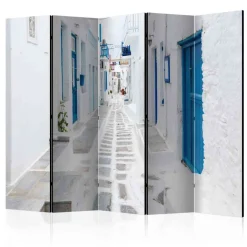 Wohnen Breiter Raumtrenner in Weiß & Blau - Malta