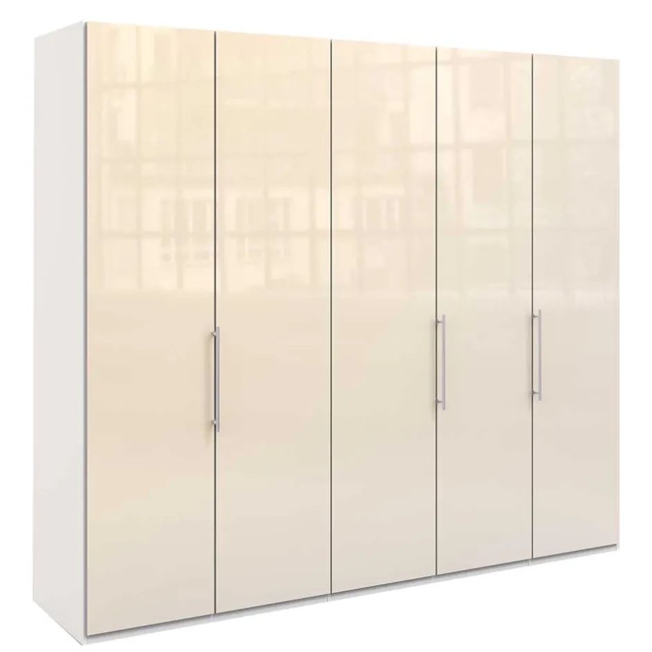 Breiter Schlafzimmerschrank in Cremefarben - Zidarie^Wohnen Sale