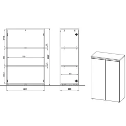 Büro Aktenschrank mit 120 cm Höhe - Espnoz^Wohnen Hot