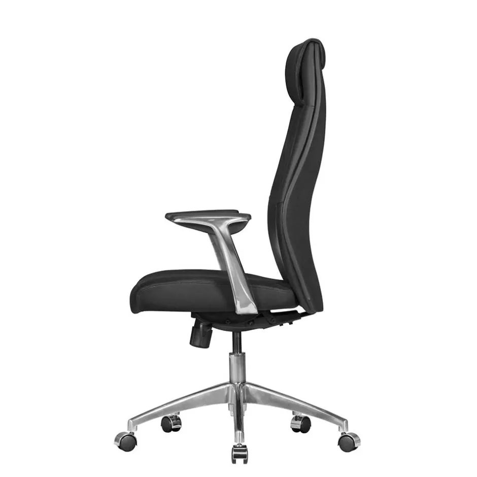 Büro Lederstuhl mit hoher Lehne - Sercan^Wohnen Online