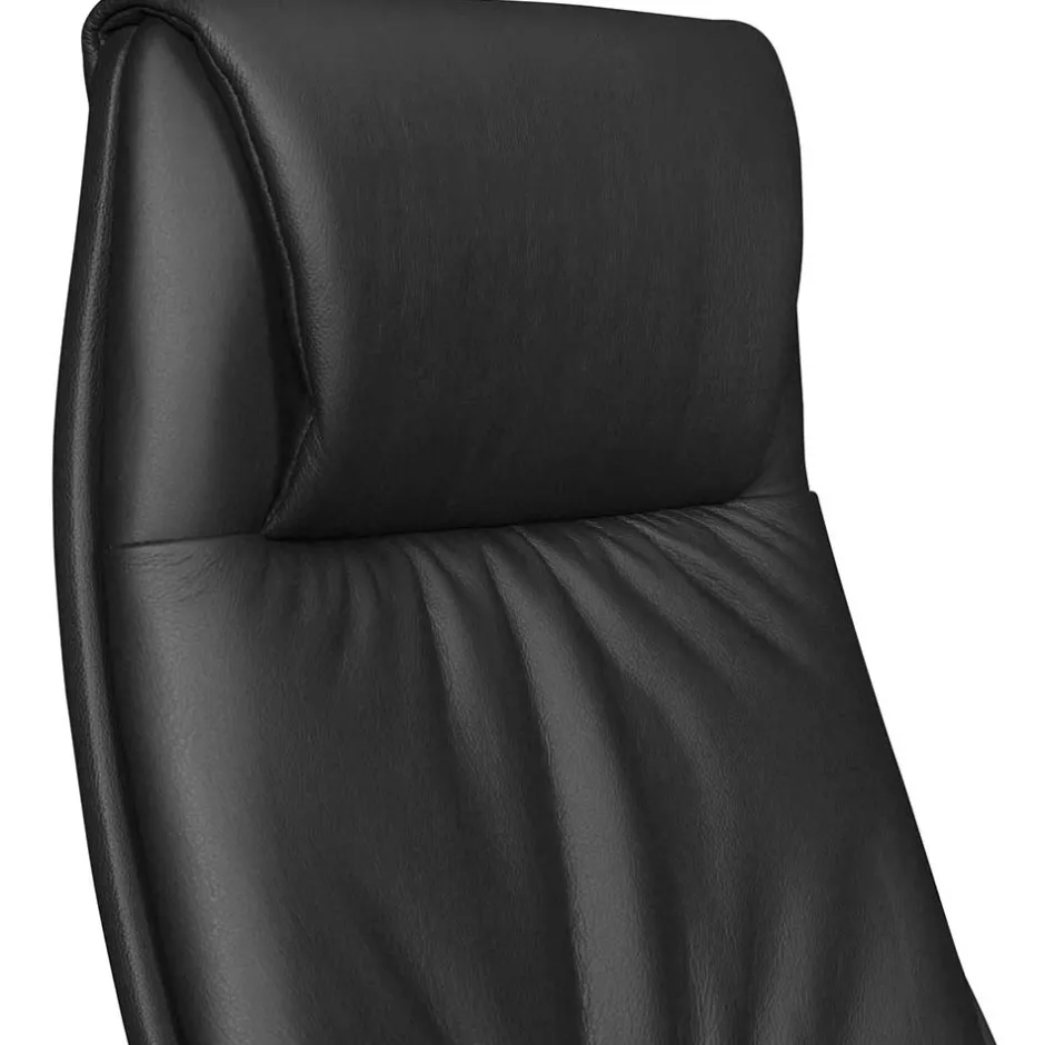 Büro Lederstuhl mit hoher Lehne - Sercan^Wohnen Online