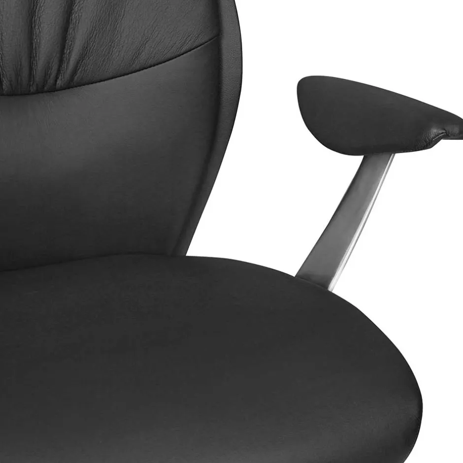 Büro Lederstuhl mit hoher Lehne - Sercan^Wohnen Online