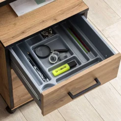 Büro Rollcontainer in Eiche Optik - Zustic^Wohnen