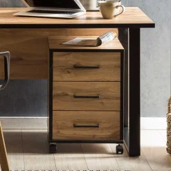 Büro Rollcontainer in Eiche Optik - Zustic^Wohnen