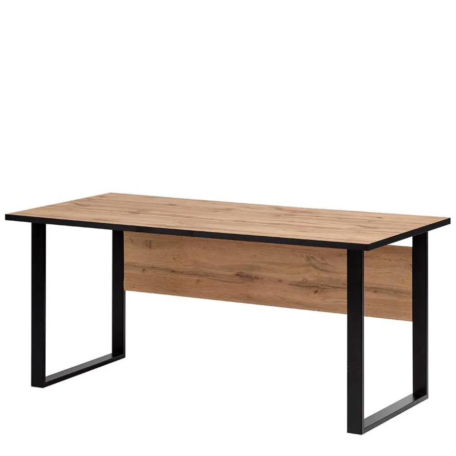 Wohnen Büro Schreibtisch & Regal Set - Zustic (dreiteilig)