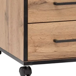 Wohnen Büro Schreibtisch & Regal Set - Zustic (dreiteilig)