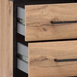 Wohnen Büro Schreibtisch & Regal Set - Zustic (dreiteilig)