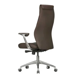 Wohnen Büro Schreibtischsessel in Braun Leder - Mallavi