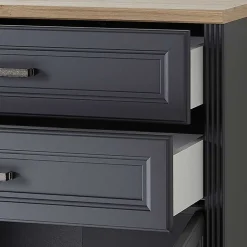 Wohnen Büro Wohnwand im Landhaus Stil - Joe (dreiteilig)