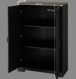 Wohnen Büro Wohnwand im Landhaus Stil - Joe (dreiteilig)