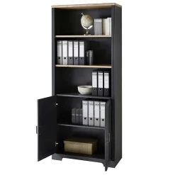 Wohnen Büro Wohnwand im Landhaus Stil - Joe (dreiteilig)