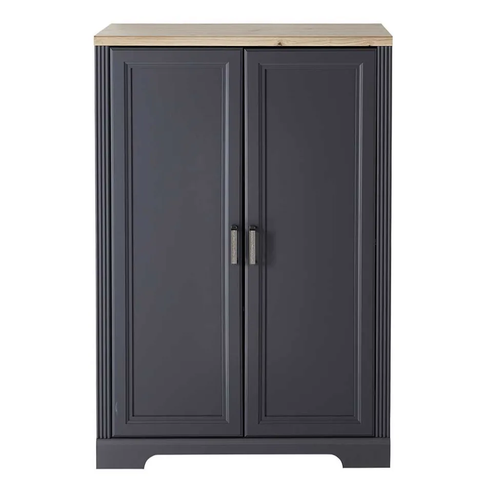 Wohnen Büro Wohnwand im Landhaus Stil - Joe (dreiteilig)