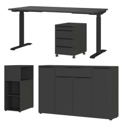 Wohnen Büroeinrichtung Möbel Set - Tila (vierteilig)