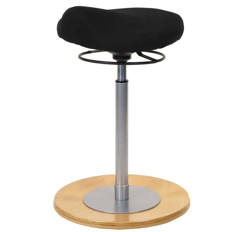 Bürohocker für aktives Sitzen in Schwarz - Enjisaco^Wohnen Sale