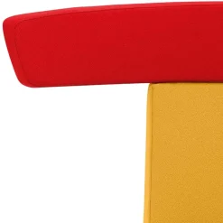 Wohnen Bürohocker mit Rückenlehne in Gelb & Orange - Andjes