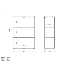 Büromöbel Ausstattung Kombi - Laszlo (fünfteilig)^Wohnen Best