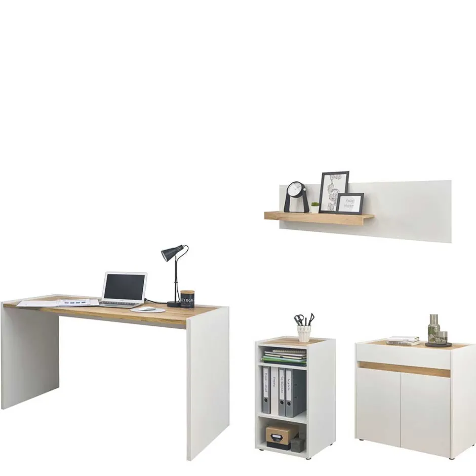 Wohnen Büromöbel Kombination modern - Nonessia (vierteilig)